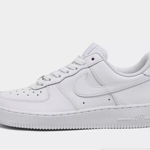 Nike Air Force 1 White Sneakers Womens 8